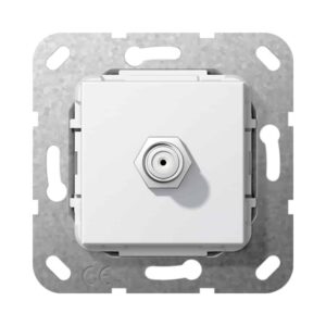 SAT-F-Buchse Kpl. Einsatz Reinweiß Gira 565003