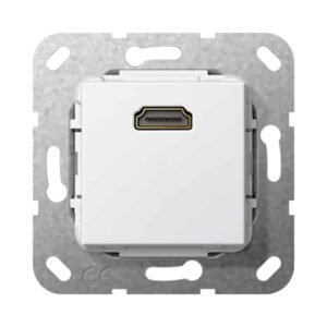 HDMI Kpl. Einsatz Reinweiß Gira 566903