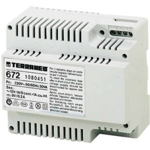 Netzgerät Mehrdraht für Altsystem TERRANEO, 6 TE DIN Bticino 672