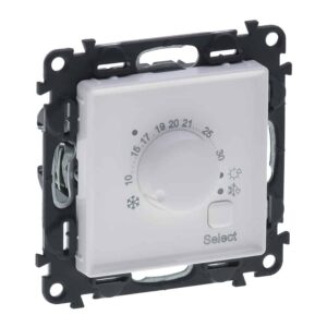 Valena Life Elektronisches Raumthermostat mit Wechselkontakt Farbe: Ultraweiß LEGRAND 752133