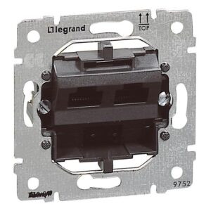 DATENDOSE UTP RJ45 2-Fach KAT6 Legrand 775830