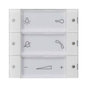 Aufs. Bedientaster Wohnungsstation System 55 Klar Gira 850003