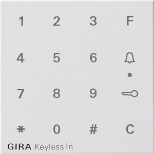 Aufs. Codetastatur System 55 Reinweiß Gira 851303