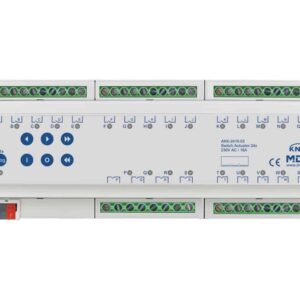 KNX Schaltaktor 24-fach, 12TE REG, 16 A, 230 V AC, Kompakt, 70 µF, 10 EVG MDT AKK-2416.03