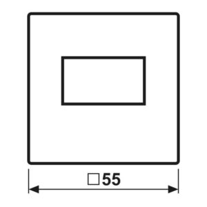 Abdeckung für USB-Ladegerät, (gerastet), Serie A, mokka, Jung A1569USBMO