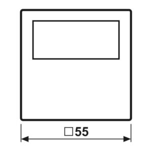 Timer Standard mit Display, Serie AS/A, schwarz, Jung A1750DSW
