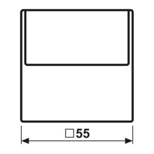 Hotelcard-Schalter (ohne Taster-Einsatz), Hotelcard, Serie A, schneeweiß matt, Jung A590CARDWWM