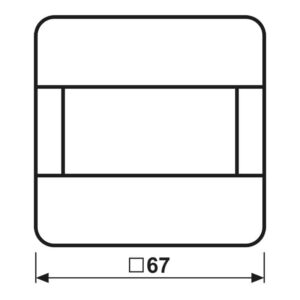 LB-Management Automatikschalter Standard 1,10 m, Serie CD, gold-bronze, Jung CD17180GB