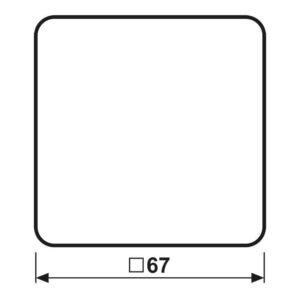 Wippe, mit Pfeilsymbolen für KNX Taster 1fach, Duroplast, Serie CD, lichtgrau, Jung CD101PLG