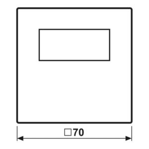 Timer Standard mit Display, Serie LS, schwarz, Jung LS1750DSW