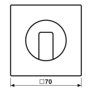 Abdeckung für Drehschalter, Duroplast, Serie LS, lichtgrau, Jung LS1941LG