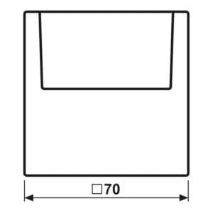 Hotelcard-Schalter (ohne Taster-Einsatz), Hotelcard, Serie LS, weiß, Jung LS590CARD