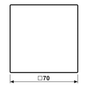 Wippe 1fach, mit Pfeilsymbolen, Duroplast, Serie LS, schwarz, Jung LS990PSW