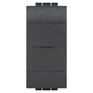Vernetzter Wechselschalter für LivingLight with Netatmo; Farbe: Anthrazit Bticino L4003C