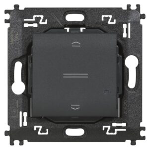 Drahtloser Wandsender Rollladen für LivingLight with Netatmo; Farbe: Anthrazit Bticino L4027CW