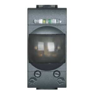 Living Light Bewegungsmelder 1-Modulig Anthrazit Bticino L4431N