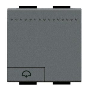 Wippe + Glocke 2-Modulig Anthrazit Bticino L4915M2DN