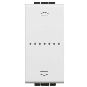 Rollladenschalter 1-modulig für LivingLight with Netatmo; Farbe: Weiß Bticino N4027C