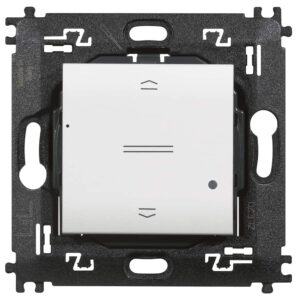 Drahtloser Wandsender Rollladen für LivingLight with Netatmo; Farbe: Weiß Bticino N4027CW