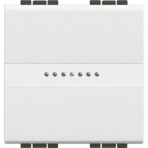 LIVINGLIGHT Taster Schliesser 10A 2M Weiss Bticino N4055M2AN