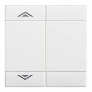 MyHOME-Wippe mit Symbol "Auf/Ab" für LIVINGLIGHT, 2-modulig, Farbe: Weiß Bticino N4911M2AHN