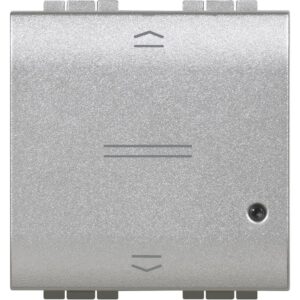 Rollladenschalter 2-modulig für LivingLight with Netatmo; Farbe: Tech Bticino NT4027CM2