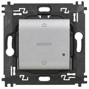 Drahtloser Wandsender Rollladen für LivingLight with Netatmo; Farbe: Tech Bticino NT4027CW