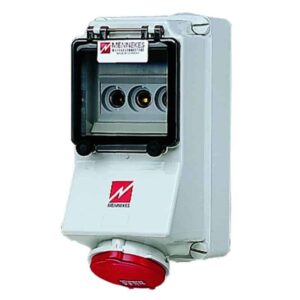 Wanddose, 32A5p6h400V, IP44, Mennekes 5008
