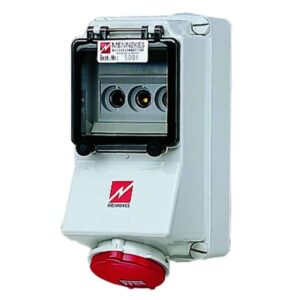 Wanddose, 16A5p6h400V, IP44, Mennekes 5004