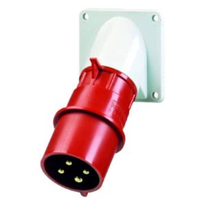 Anbaustecker, 32A4p6h400V, IP44, Mennekes 438