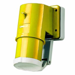 Aufbaustecker, 16A5p4h110V, IP44, Mennekes 398
