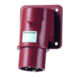 Aufbaustecker, 32A4p6h400V, IP44, Mennekes 385