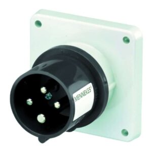 Anbaustecker, 16A4p7h500V, IP44, Mennekes 814