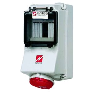 Wanddose, 32A5p6h400V, IP44, Mennekes 5497