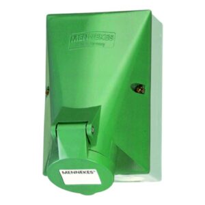 Wanddose, 32A3p4h, Kleinsp., IP44, Mennekes 599