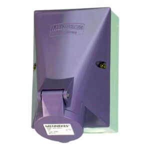 Wanddose, 32A2p0h, Kleinsp., IP44, Mennekes 590