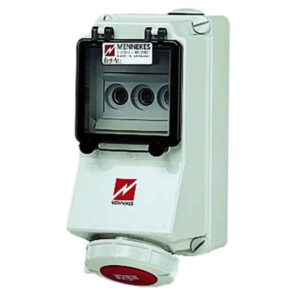 Wanddose, 16A5p6h400V, IP67, Mennekes 7134