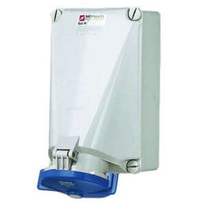 Wanddose, 125A5p9h230V, IP67, Mennekes 142