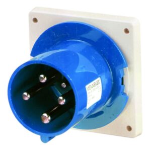 Anbaustecker, 63A4p9h230V, IP44, Mennekes 1984