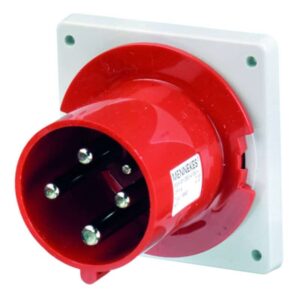 Anbaustecker, 63A4p6h400V, IP44, Mennekes 1982