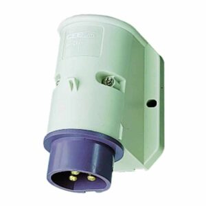 Wandstecker, 32A2p0h, Kleinsp., IP44, Mennekes 1968