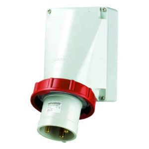 Wandstecker, 63A3p9h400V, IP67, Mennekes 1217