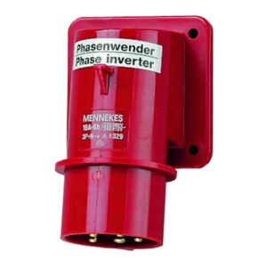 MENNEKES CEE Aufbaugerätestecker 16A 5p 400V 6h IP44 mit Phasenwender 329