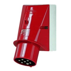 Wandstecker, 32A7p6h400V, IP44, Mennekes 2167