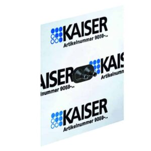 Kaiser Doppel-Leitungsmanschette Ø 4-8 mm, Luftdichtungsmanschette für Leitungen 9059-45