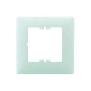RUTENBECK Rahmen 1 fach, 80x80 für Zentralstücke 50x50 mm, reinweiß 10010051