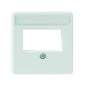 RUTENBECK 50 x 50 mm Zentralstück für 2 fach Tragplatte reinweiß 13910053