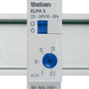 Reiheneinbau-Treppenlicht-Zeitschalter (TLZ), mit Ausschalt-Vorwarnung THEBEN 0030002