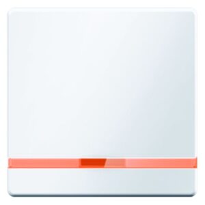 Wippe mit 2 beiliegenden Linsen Berker Q.1/Q.3 polarweiß, samt, Berker 16216089