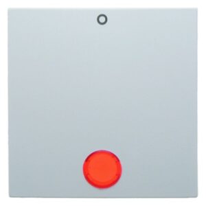 Wippe mit roter Linse und Aufdruck "0" Berker S.1/B.3/B.7 polarweiß, matt, Berker 16241909
